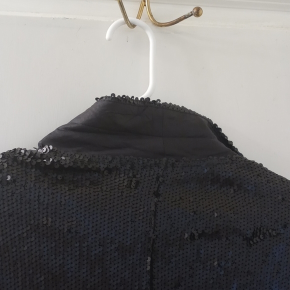 Black sequin blazer - Picture 9 of 10
